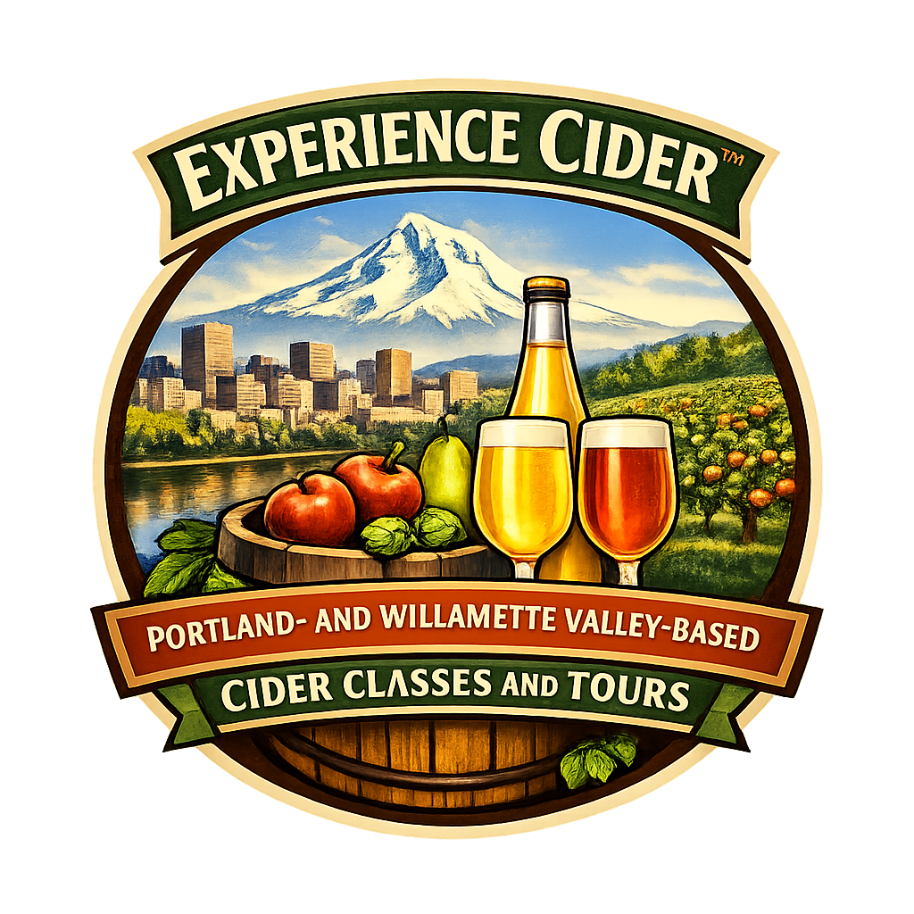 Logo for the Experience Cider Classes and Tours Small Business